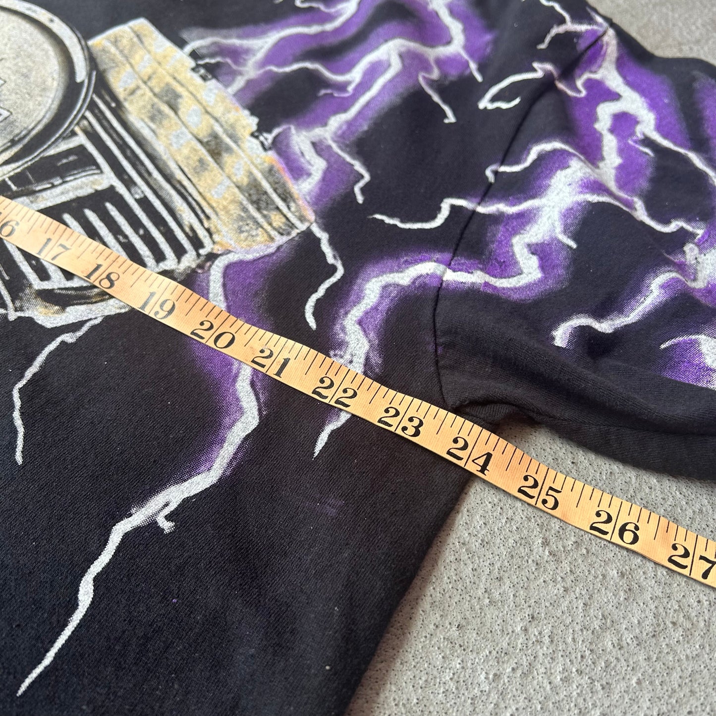 (XL) MODERN Harley lightning and thunder aop tee