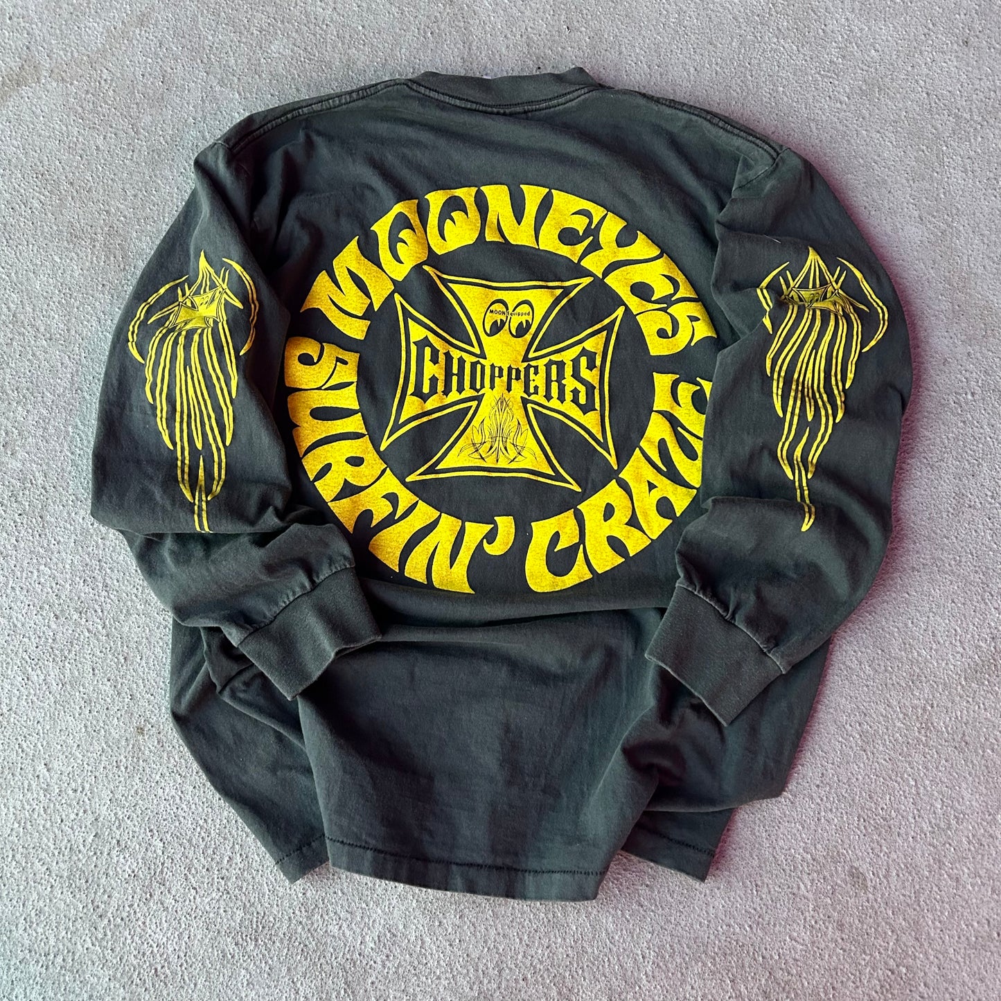 (L) MODERN west coast choppers mooneyes Longsleeve