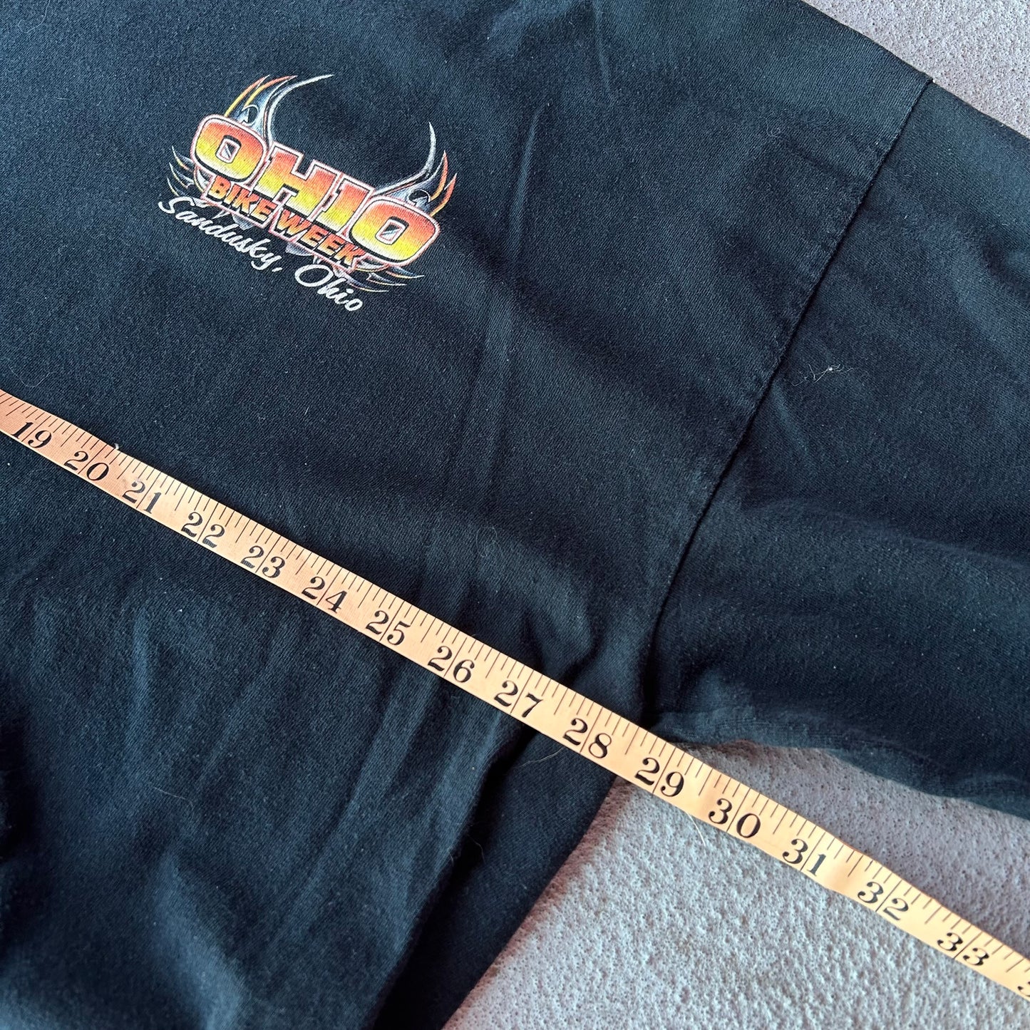 (XXL) Ohio bike week Y2K flame Longsleeve