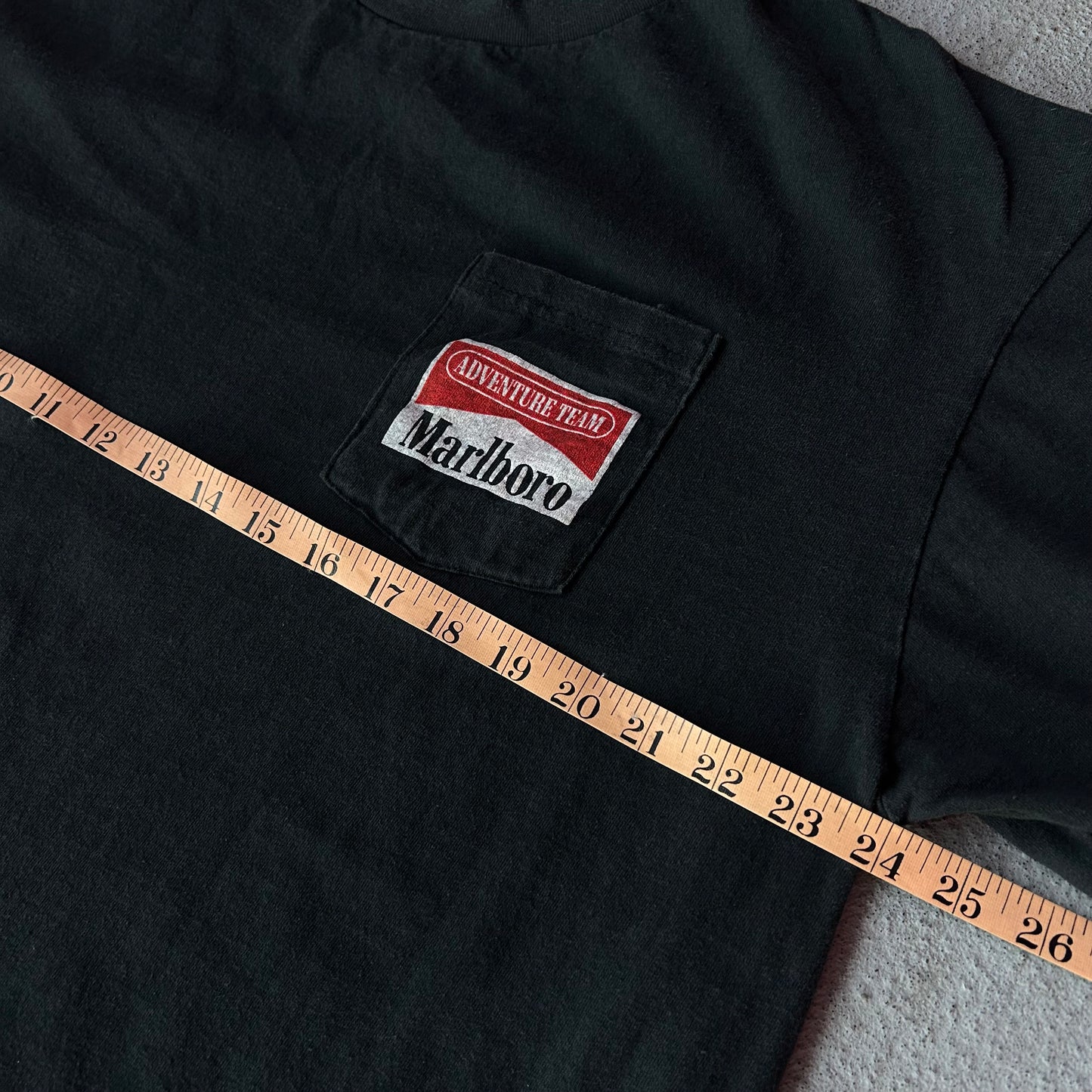 (XL) Marlboro reprint snake pass pocket tee
