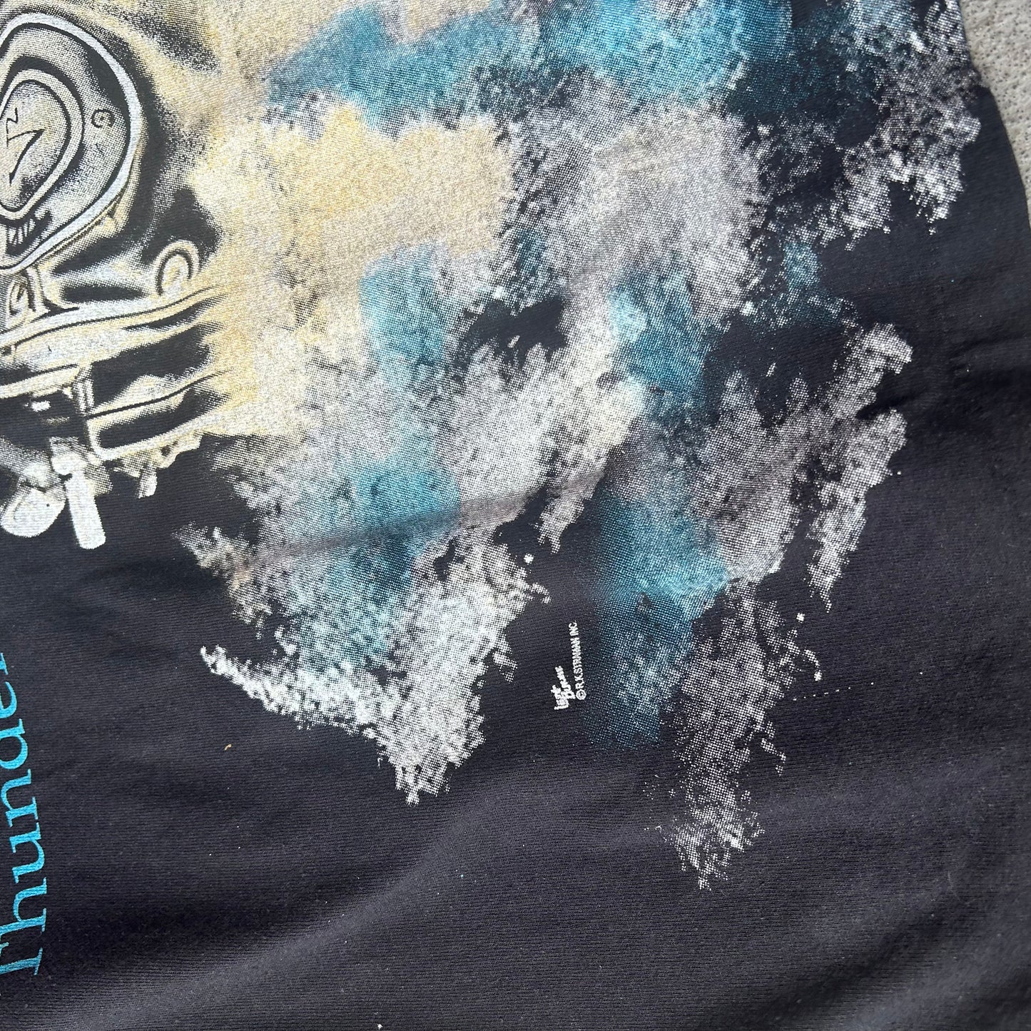 (XL) MODERN Harley lightning and thunder aop tee