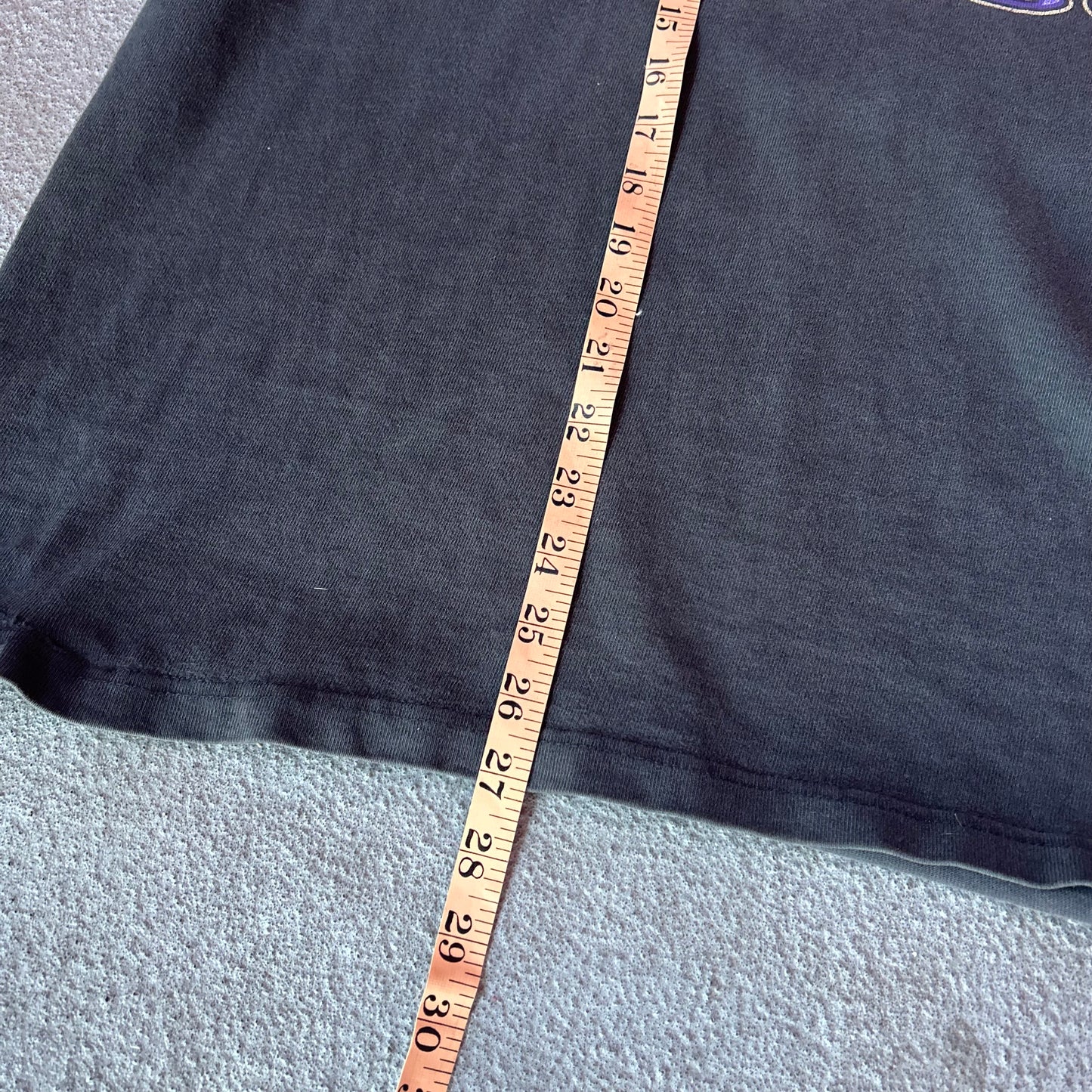 (L) Vintage 1995 Harley Davidson faded lightning longsleeve