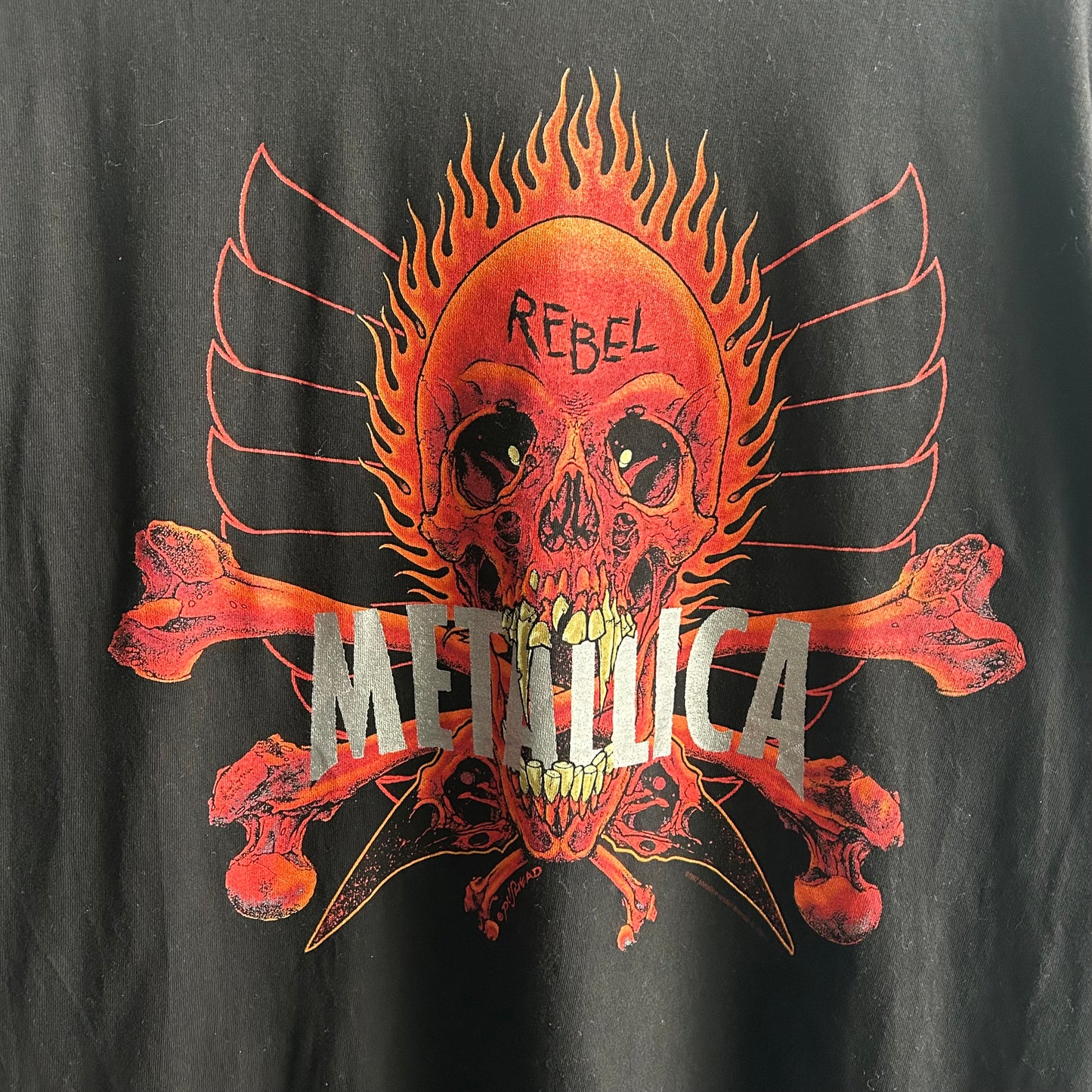 (XL) Vintage Metallica Rebel 1997 PusHead double sided tee shirt NWOT