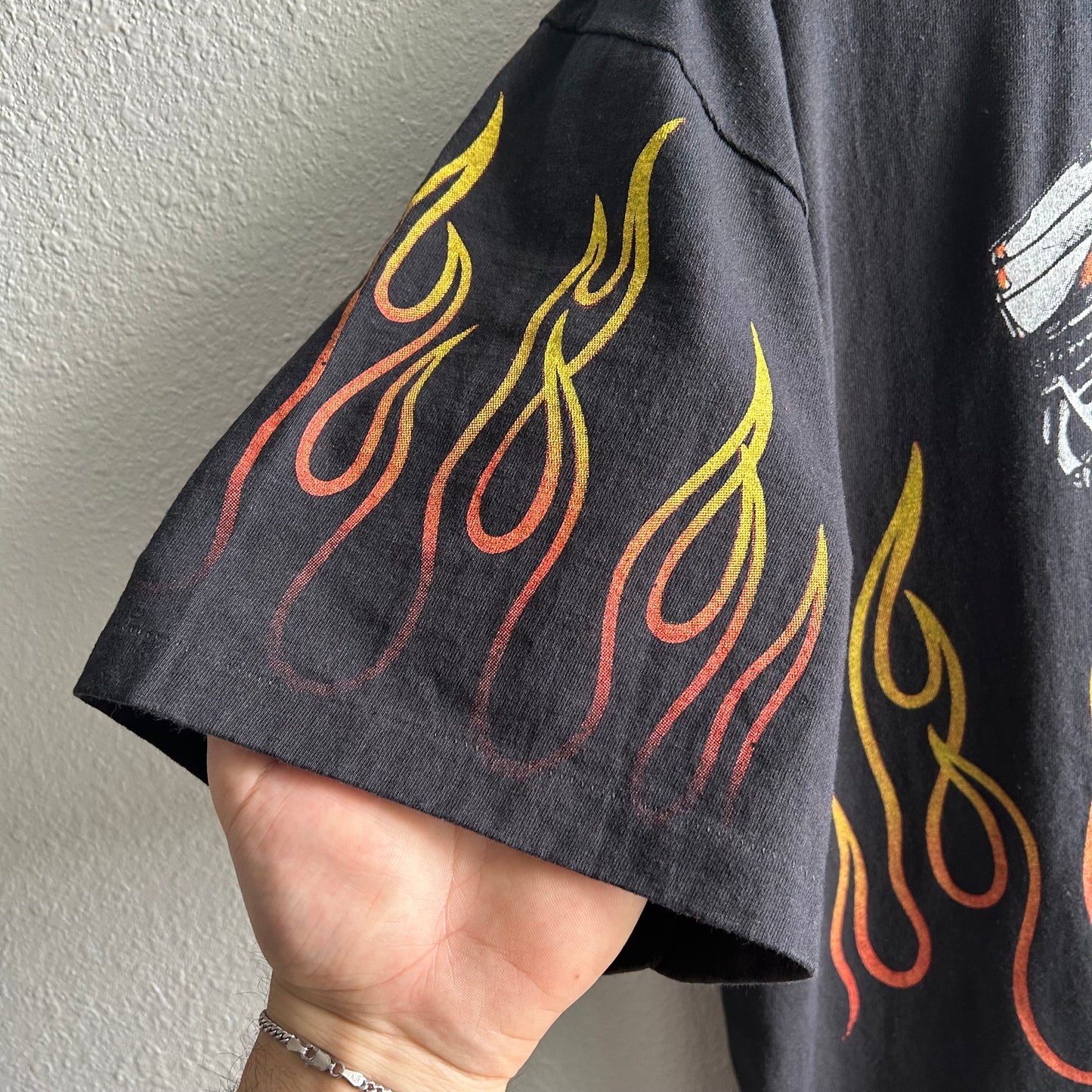 (XL) flame Harley AOP Harley Davidson