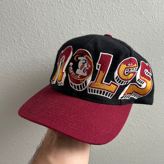 Vintage FSU Seminoles Graffiti SnapBack hat