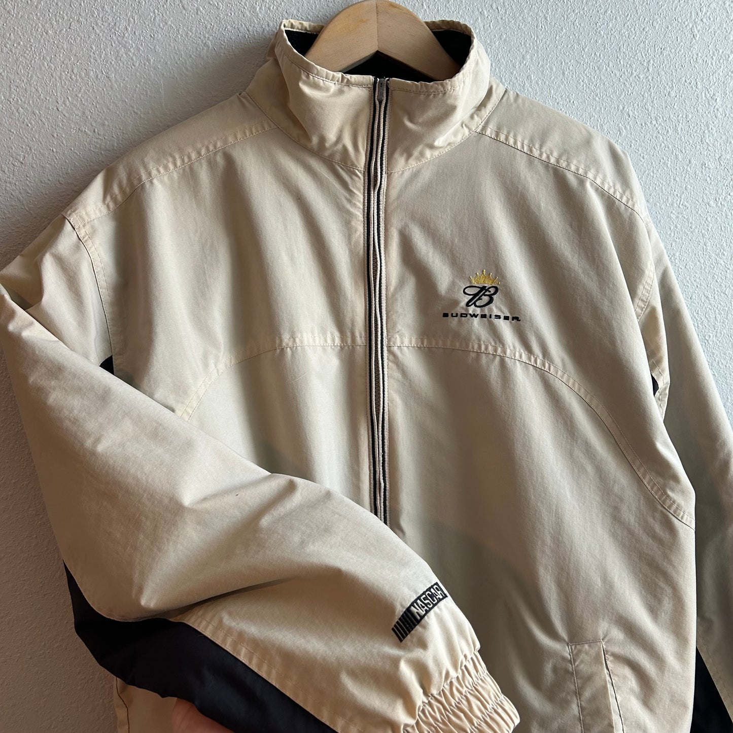 (XL) Budweiser jacket reversible