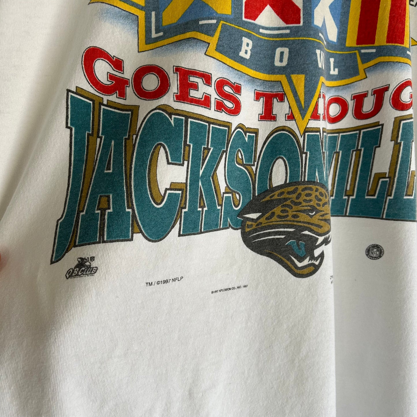 Vintage Jacksonville Jaguars Road to the Super Bowl San Diego Graphic tee shirt XL