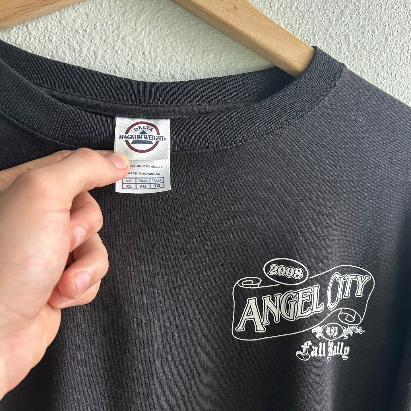 (XL) vintage angel city biker Longsleeve