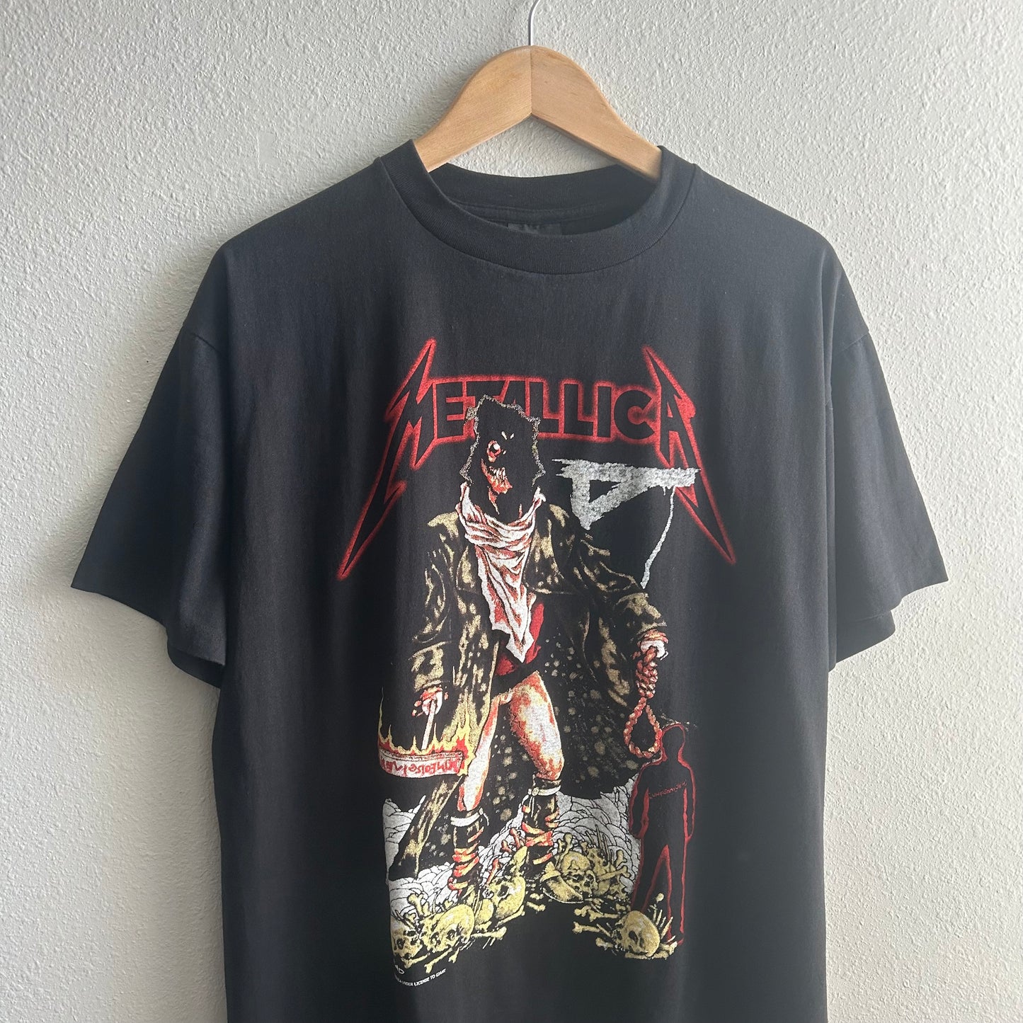 (XL) Metallica vintage reprint I dub thee unforgiven tee shirt