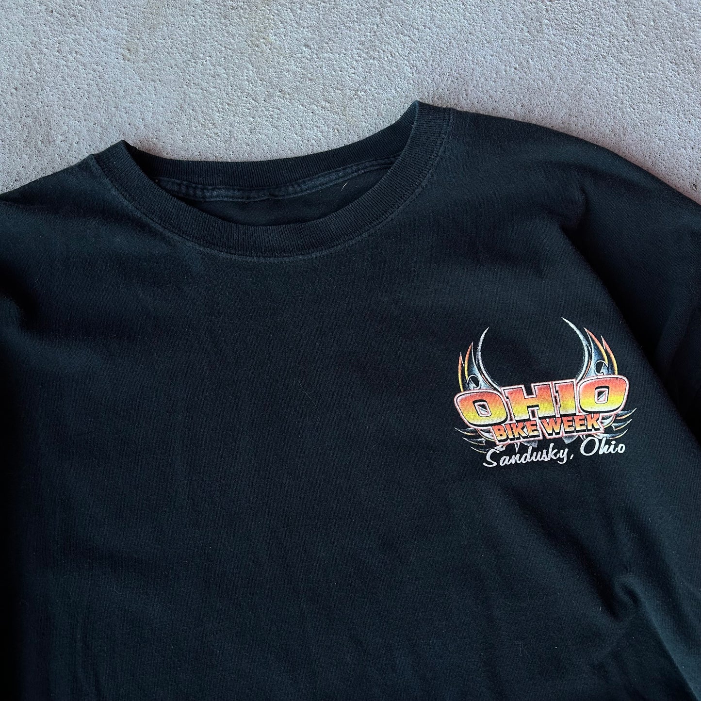(XXL) Ohio bike week Y2K flame Longsleeve