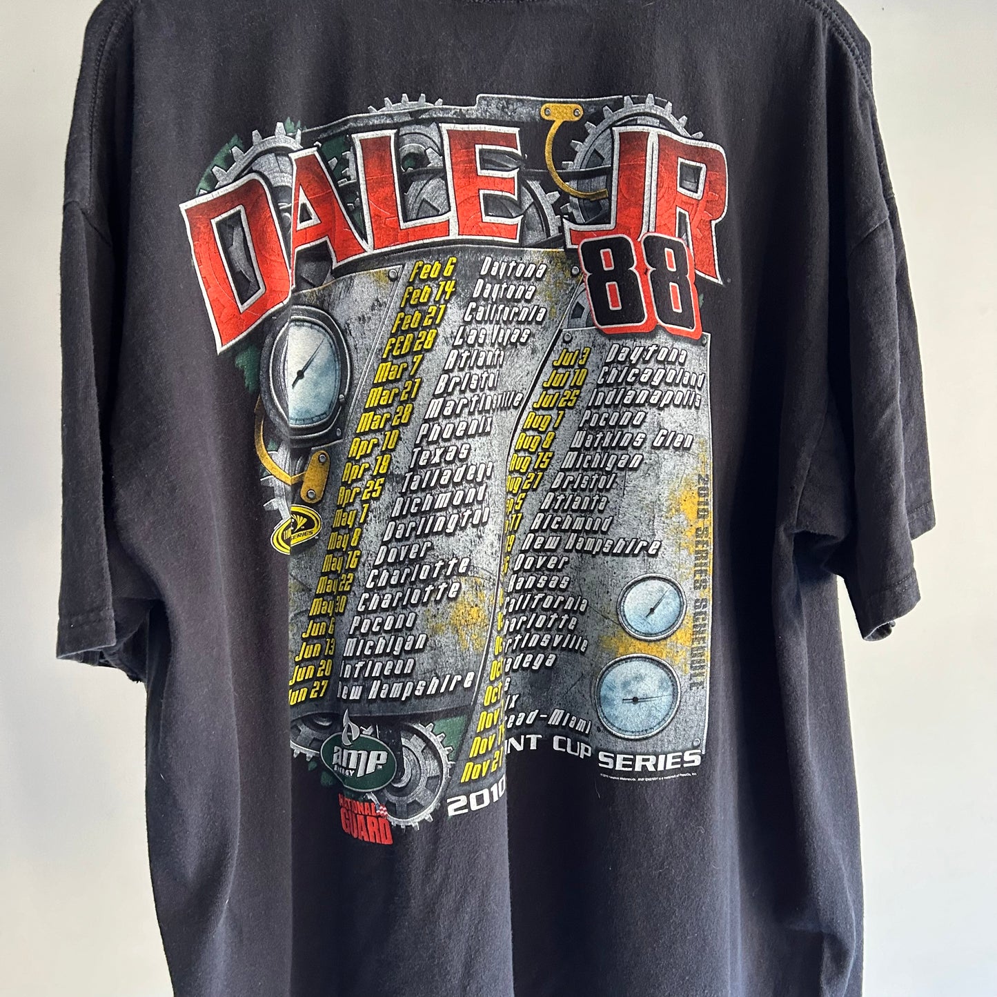 Y2K Dale Jr double sided NASCAD tee