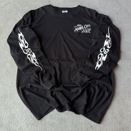 (XL) Vintage Angel City biker Longsleeve tee