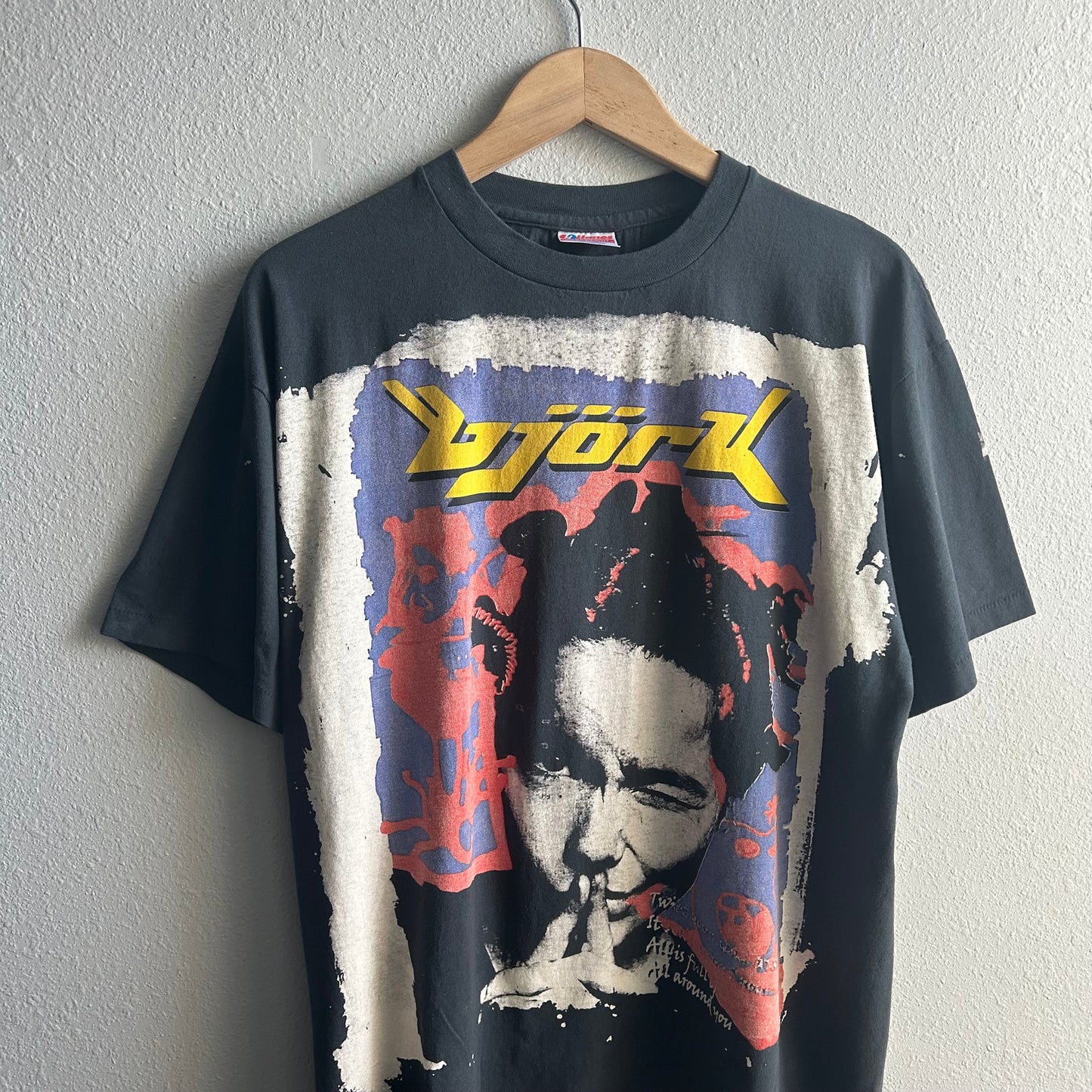 (XL) Bjork reprint mosquitohead tee shirt