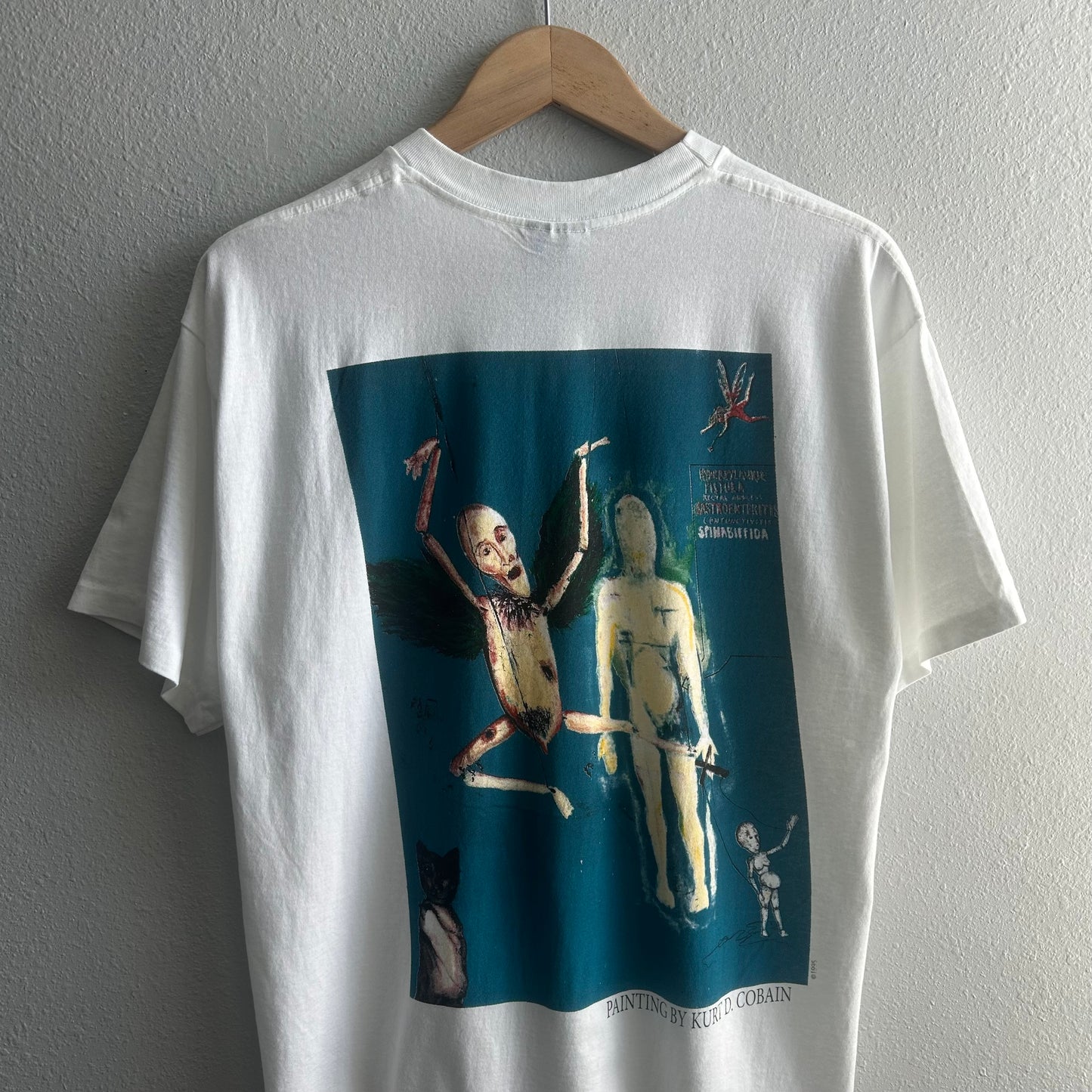 (XL) vintage Kurt Cobain memorial reprint tee shirt