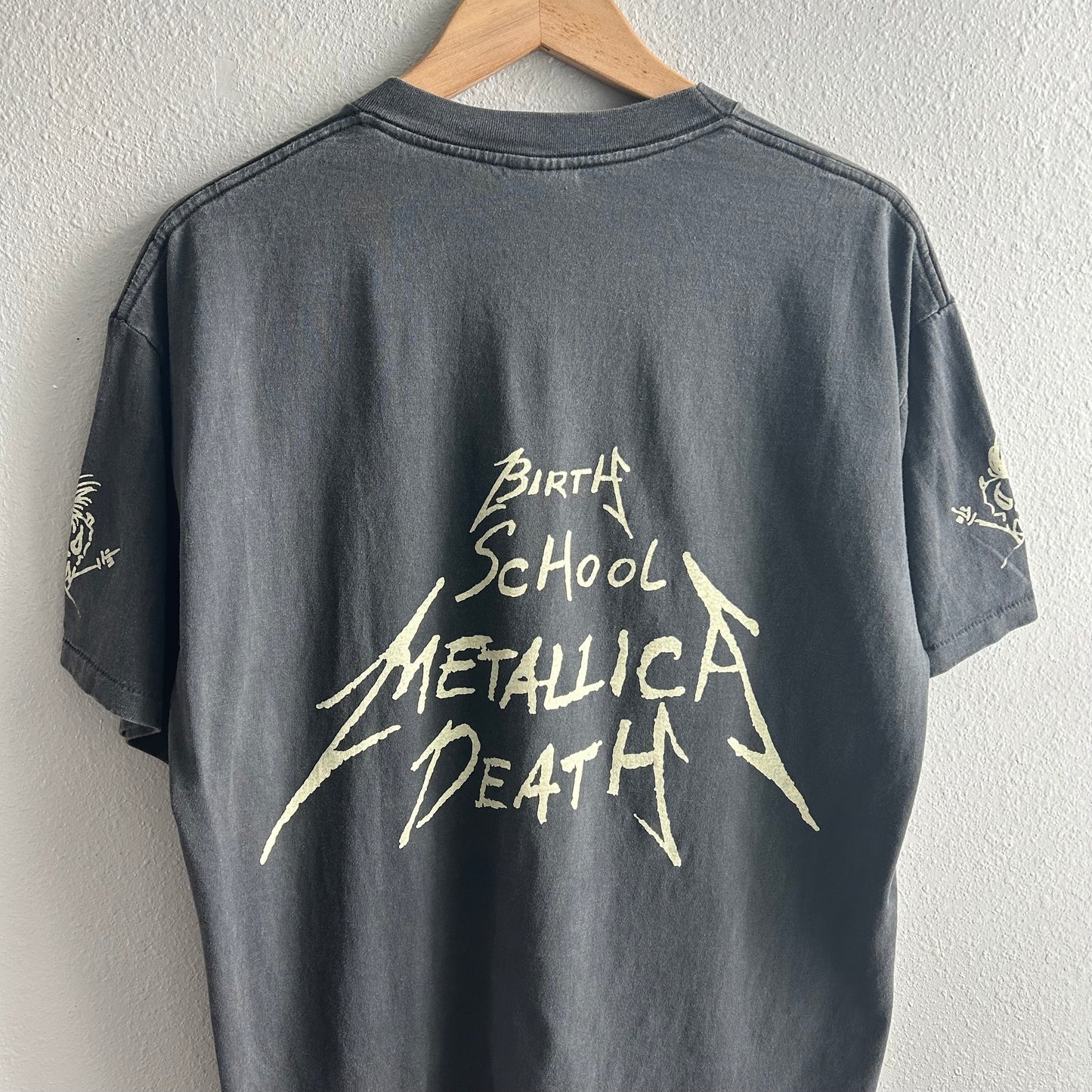 (XL) Metallica School Death vintage Reprint XL faded