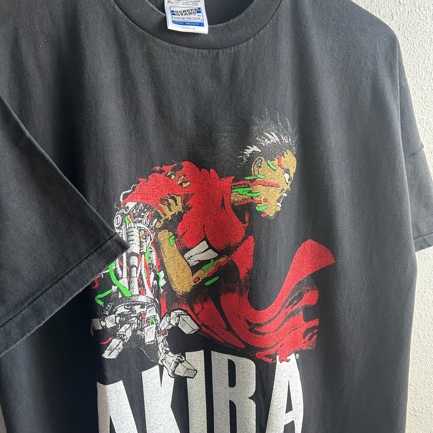 (XL) Akira REPRINT black 1987 screen stars