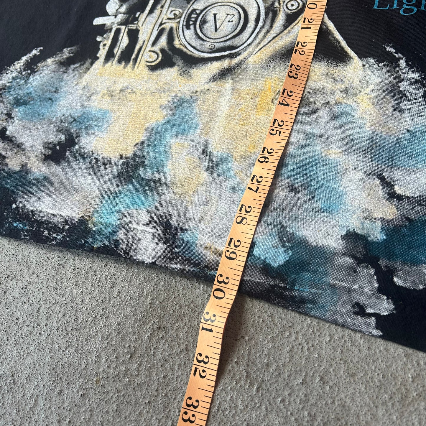 (XL) MODERN Harley lightning and thunder aop tee