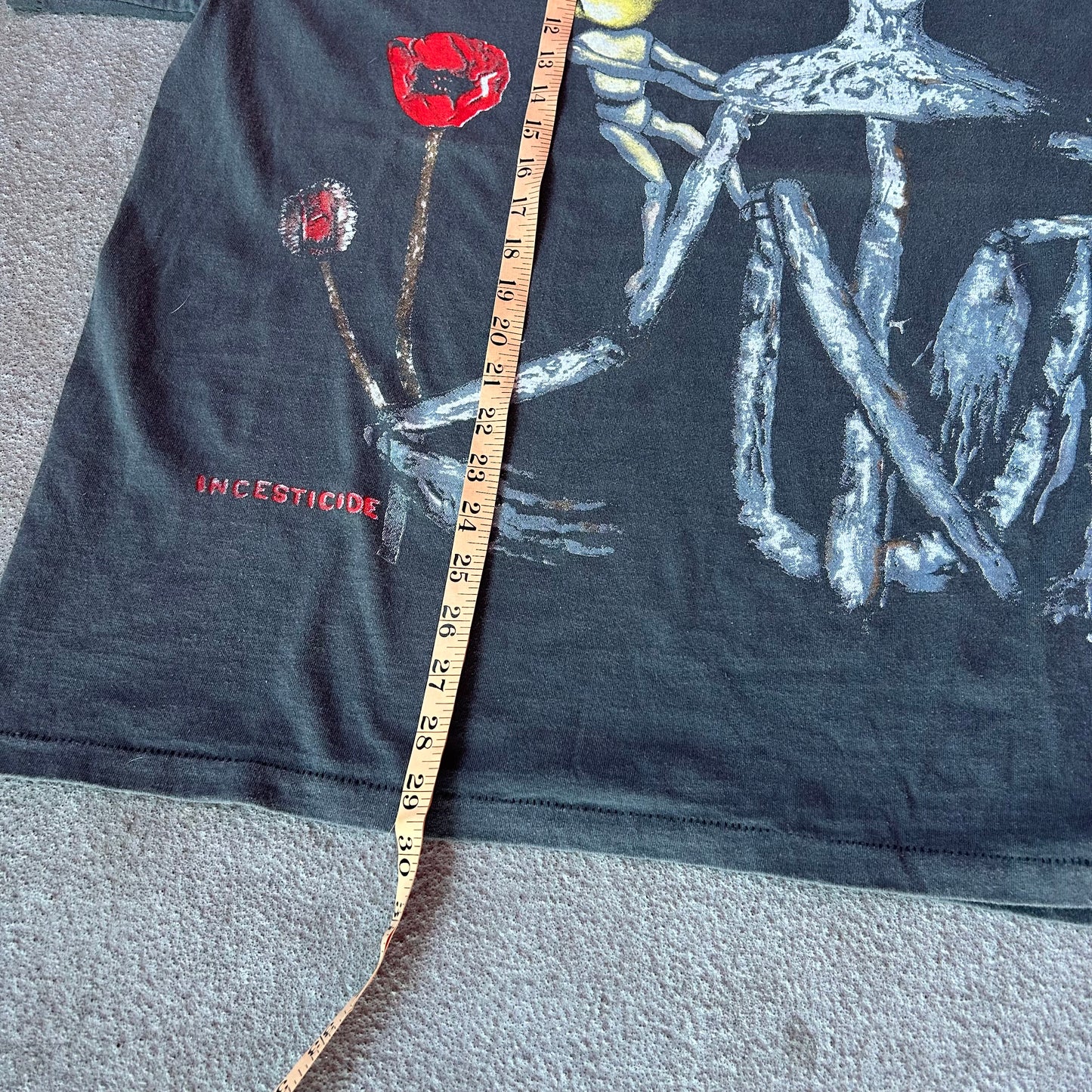 (XL) Nirvana reprint incesticide faded tee