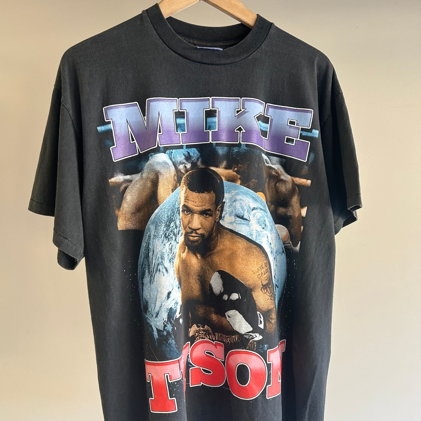 Vintage Mike Tyson Rap Tee REPRINT If You Can’t Beat Em Eat Em Single Stitch XL