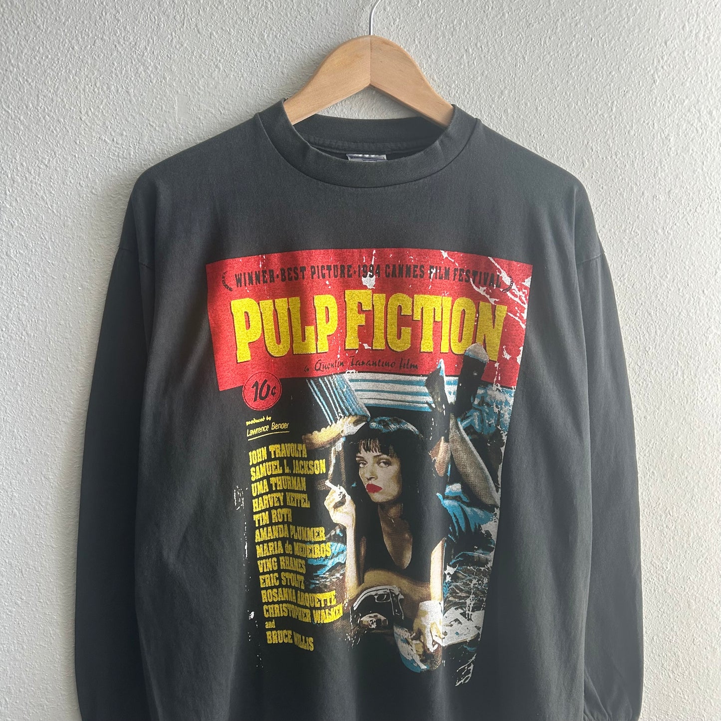 (XL) pulp fiction reprint Longsleeve tee shirt