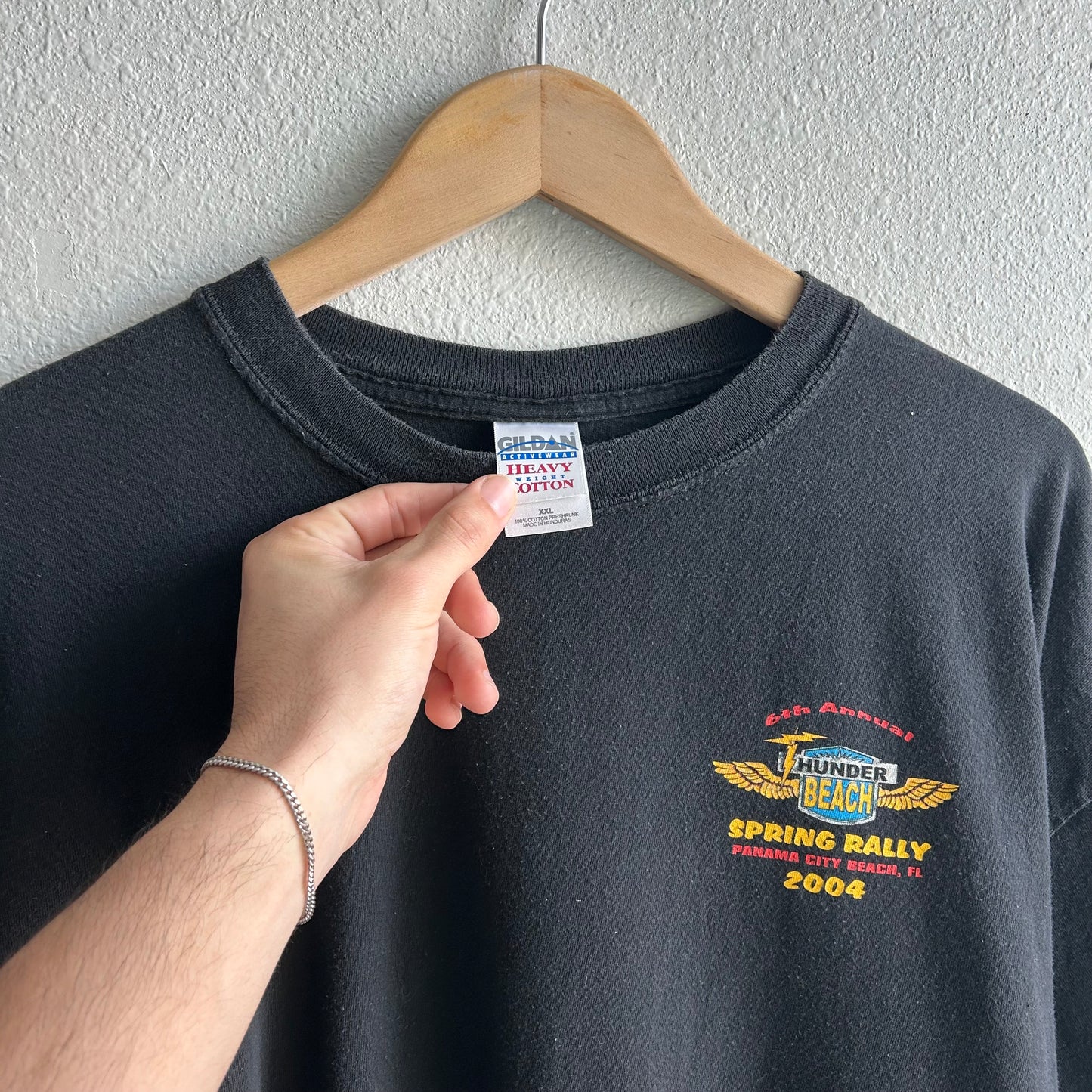 (XXL) vintage biker thunder beach tee shirt