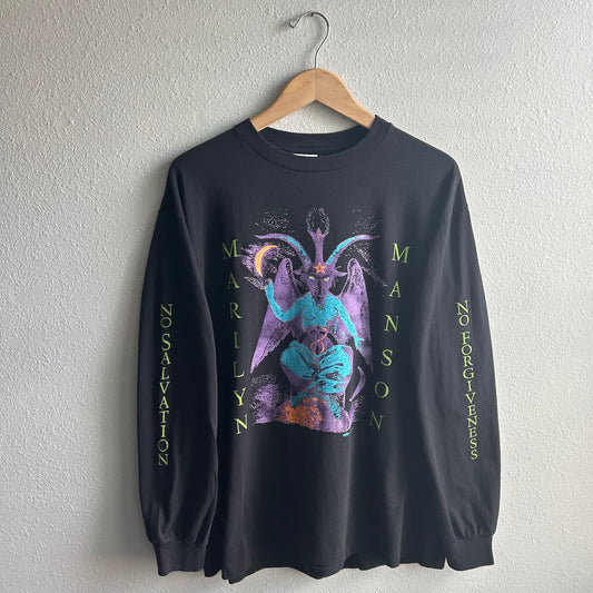 (XL) Marilyn Manson Longsleeve no salvation tee shirt