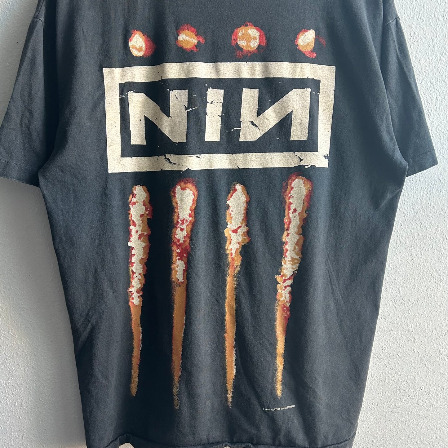 NIN Nine Inch Nails The Downward Spiral L T-shirt Single stitch VTG REPRINT