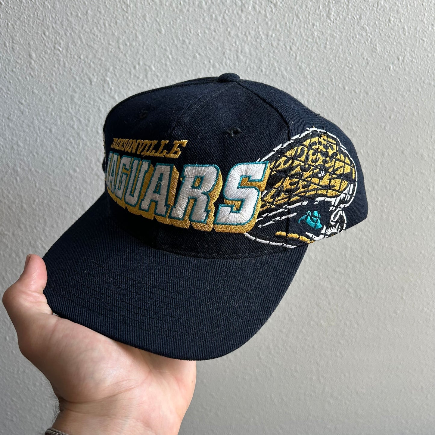 Vintage Jacksonville Jaguars 90's Sports Specialties NFL Proline Black Snapback