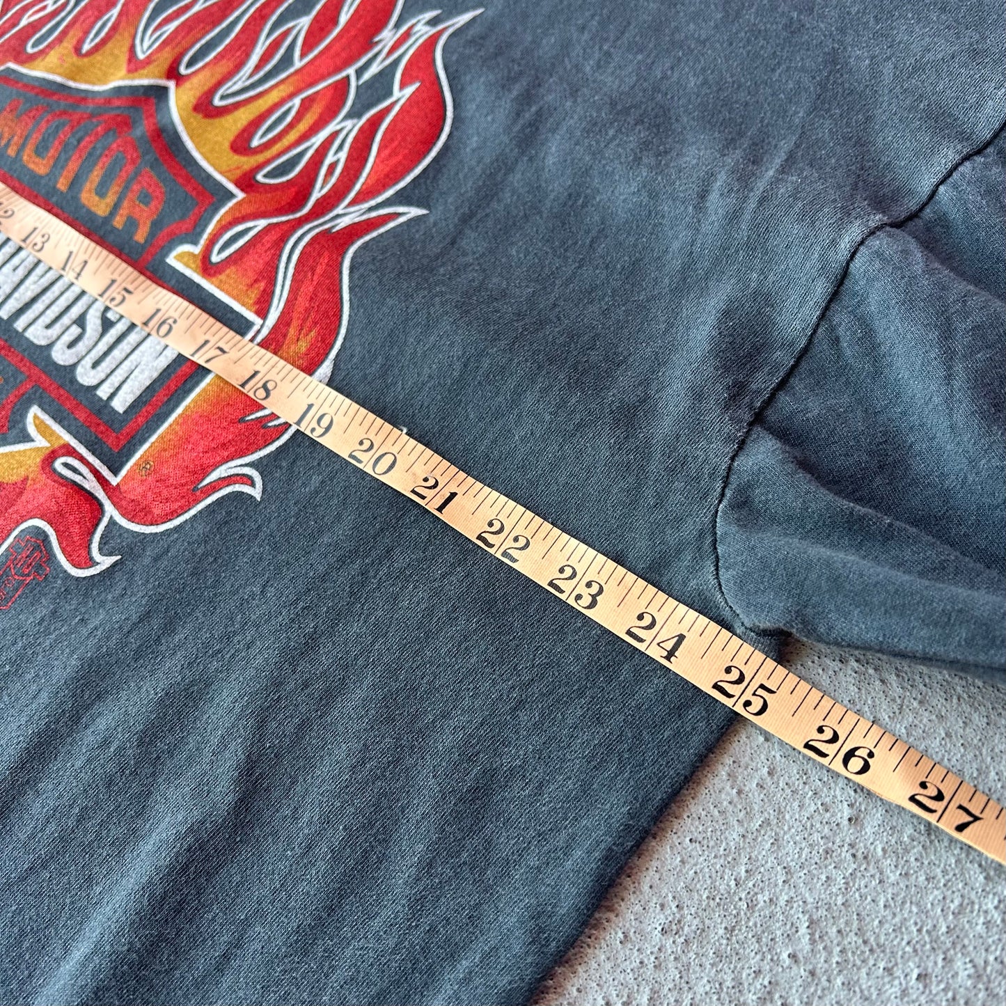 (XL) MODERN* Harley Davidson flame long sleeve