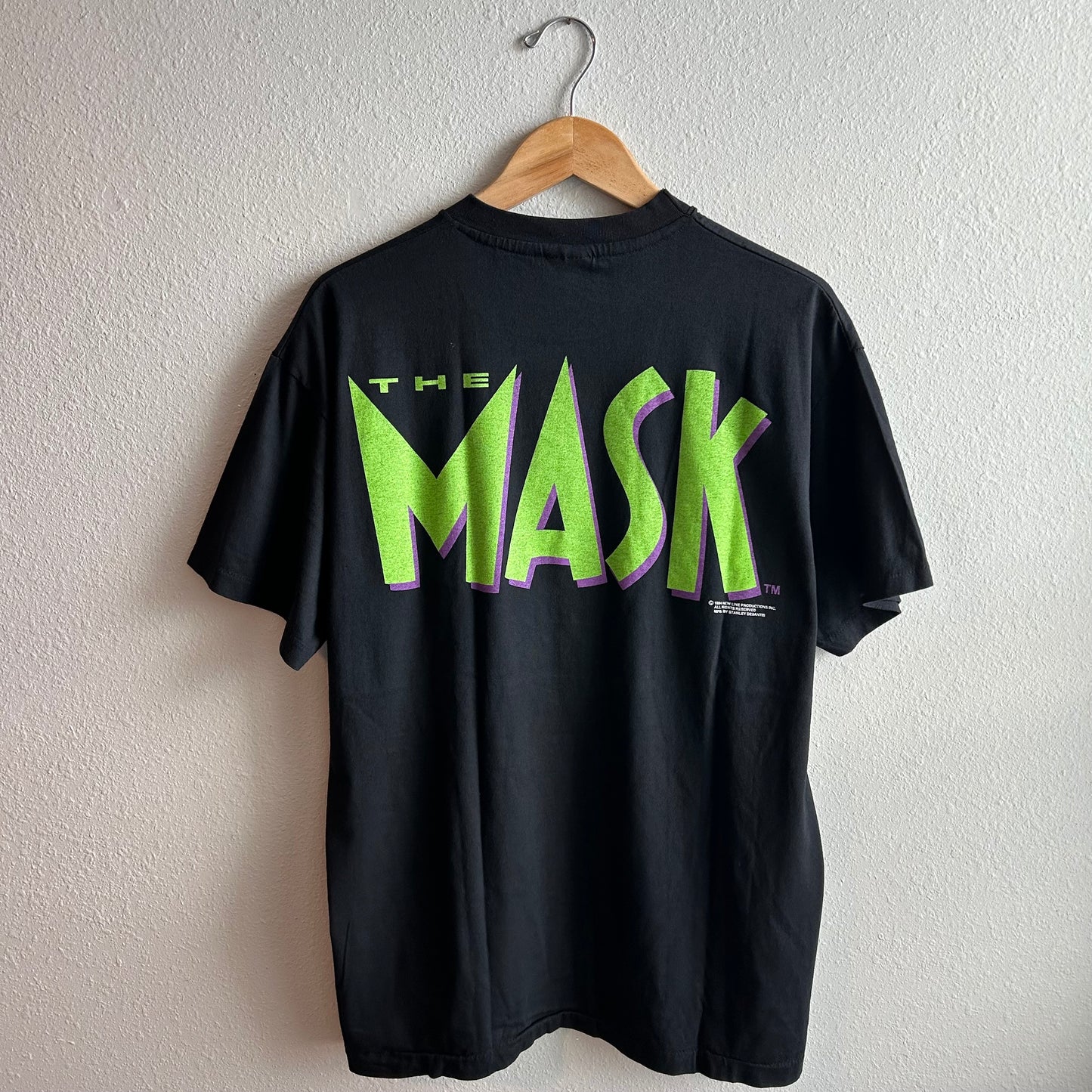 (XL) The Mask Movie Rare Vintage REPRINT Single Stitch T-shirt Tultex Tag