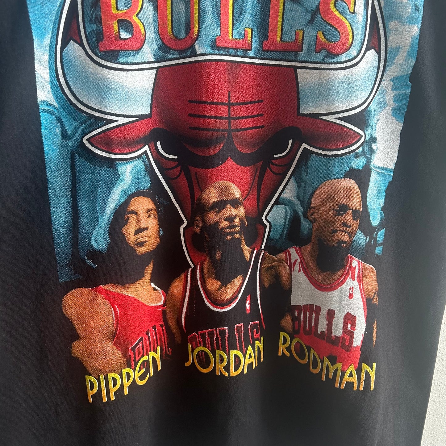 (XL) Chicago bulls reprint rap tee shirt vintage