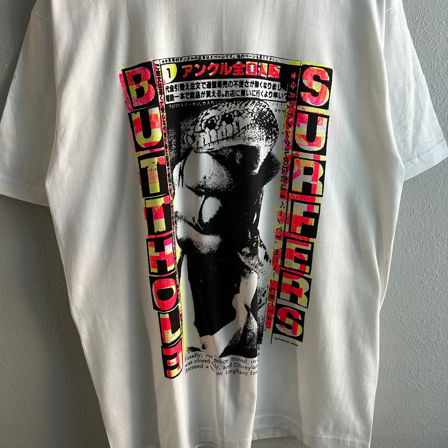 (XL) butthole surfers snake don rock reprint tee shirt