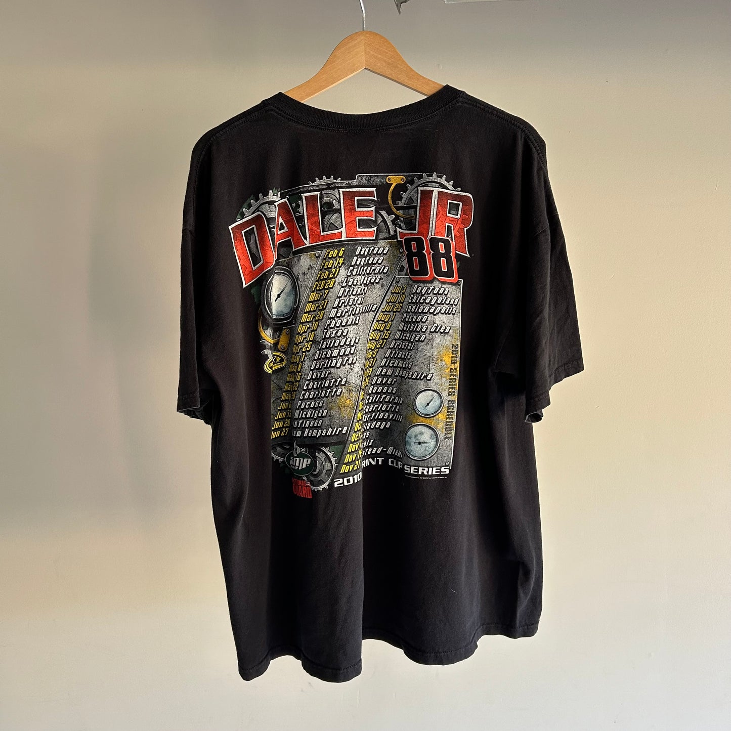 Y2K Dale Jr double sided NASCAD tee