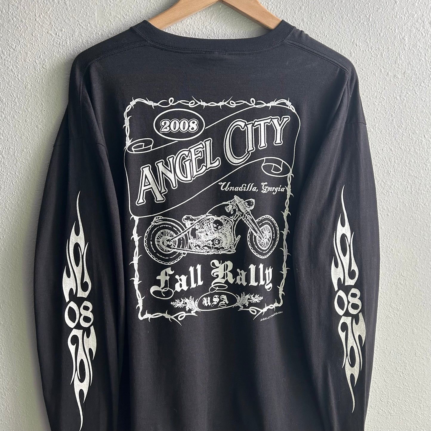 (XL) vintage angel city biker Longsleeve