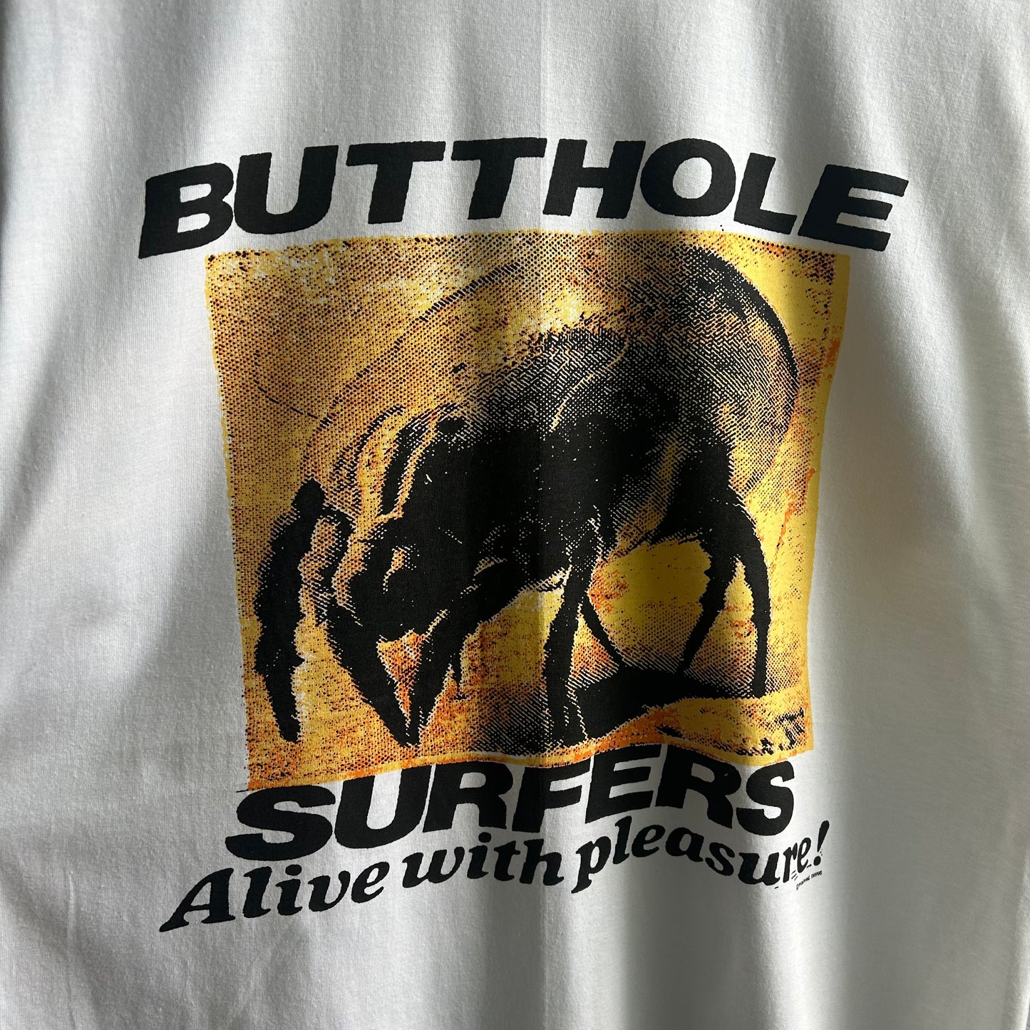 (XL) Butthole Surfers REPRINT tick alive with pleasure tee shirt