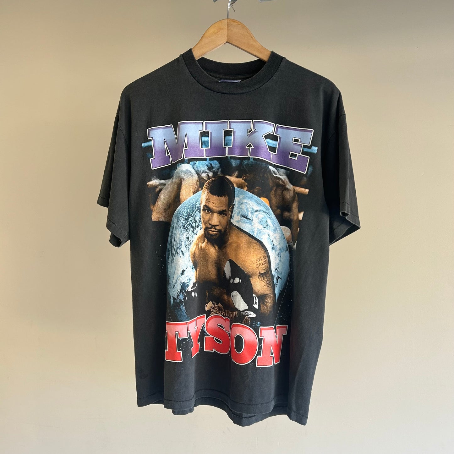 Vintage Mike Tyson Rap Tee REPRINT If You Can’t Beat Em Eat Em Single Stitch XL