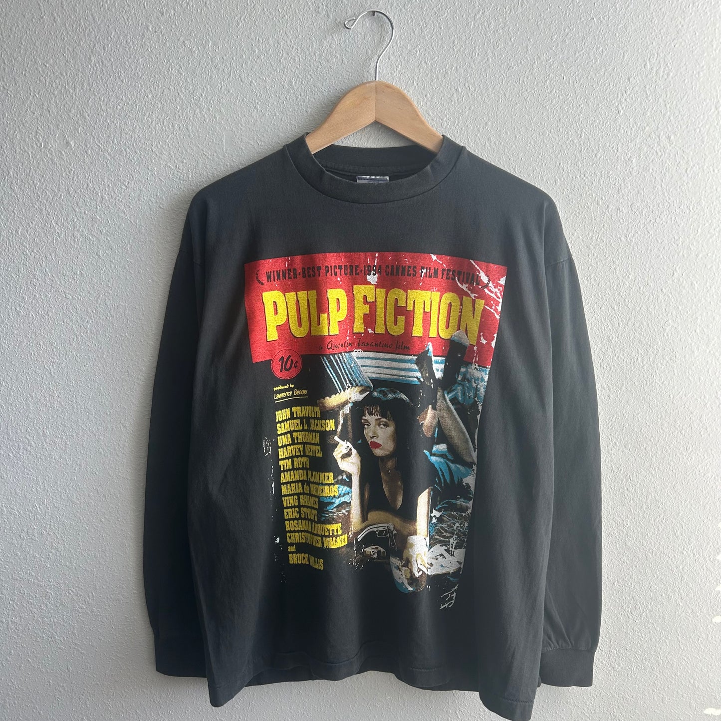 (XL) pulp fiction reprint Longsleeve tee shirt