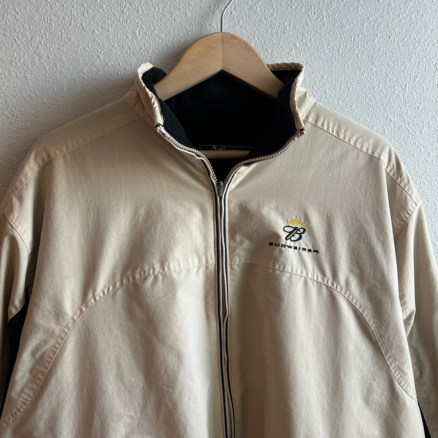 (XL) Budweiser jacket reversible