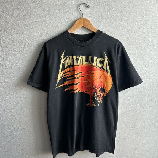 (XL) Metallica Summer Sh*t Tour 1994 Vintage REPRINT T-shirt Metallica Tag faded