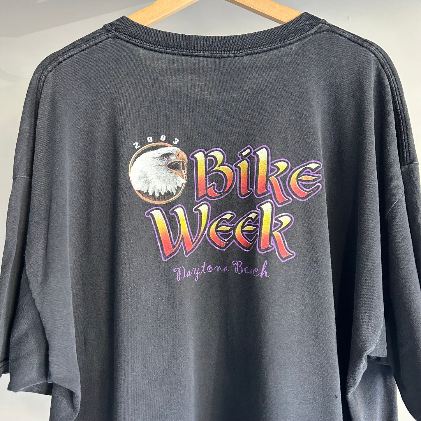 Vintage Bike week 2003 daytona beach t-shirt XXL eagle American Thunder Style