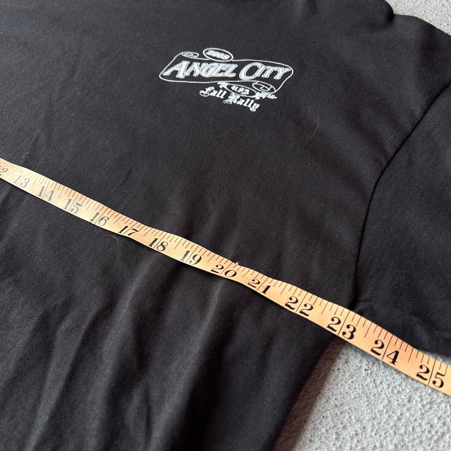 (XL) Vintage Angel City biker Longsleeve tee