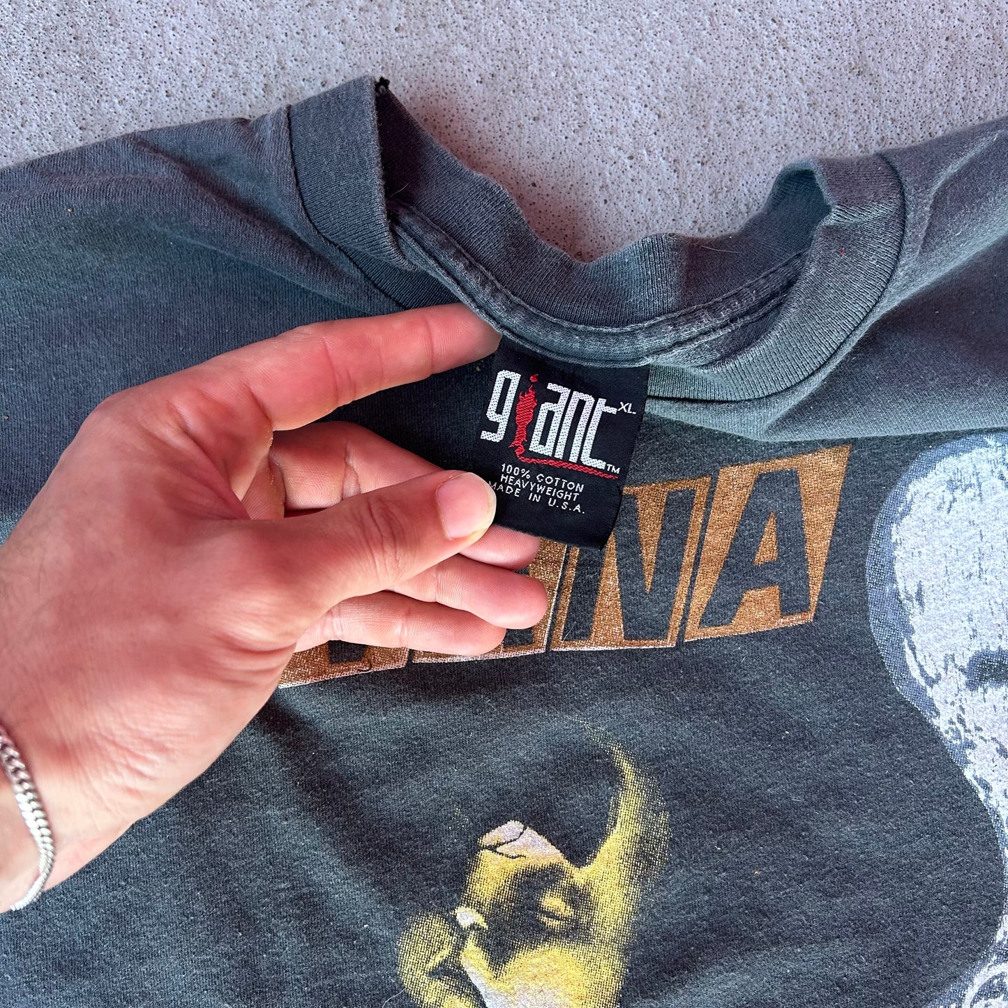 (XL) Nirvana reprint incesticide faded tee