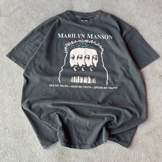 (XL) MODERN* Marilyn Manson believe tee shirt
