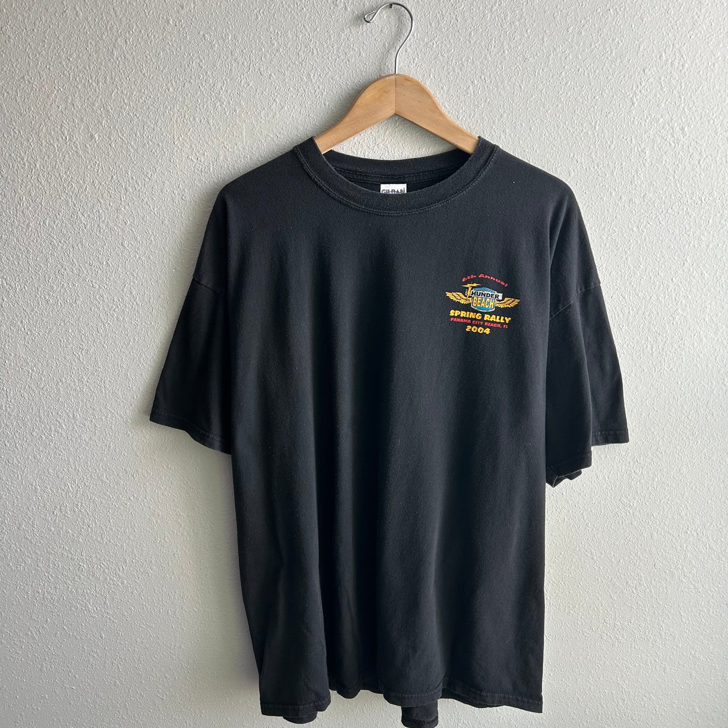 (XXL) vintage biker thunder beach tee shirt