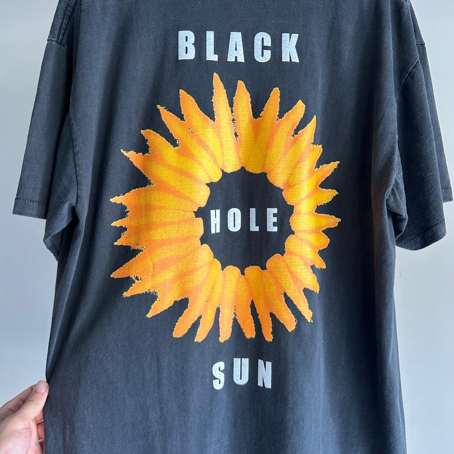 (XL) Soundgarden Black Hole Sun Vintage T-shirt *REPRINT* Brockum Tag Faded Modern