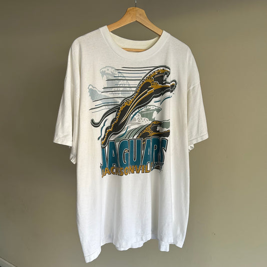 (XL) Vintage 1994 Jacksonville Jaguars Banned Logo Spell out Shirt Salem T Shirt