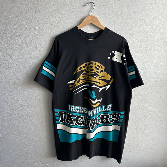 (XXL) Vintage Jacksonville Jaguars 90s AOP tee shirt